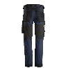 PANTALONES ELÁSTICOS ALLROUNDWORK AZUL MARINO-NEGRO TALLA 44