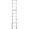 HAILO-7113-092-ESCALERA TELESC&#XF3;PICA DE ALUMINIO FLEXLINE 260 DE 9 PELDA&#XF1;OS