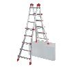 HAILO-7516-151-ESCALERA ALUMINIO TELESC&#XF3;PICA MULTIPOSICI&#XF3;N PROFISTEP MULTI (4X3 PELDA&#XF1;OS)