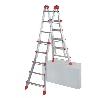 HAILO-7516-131-ESCALERA ALUMINIO TELESCÓPICA MULTIPOSICIÓN PROFISTEP MULTI CON ESTABILIZADOR (4X4 PELDAÑOS)