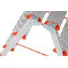 GIERRE-BA260-ESCALERA DE TIJERA DE DOBLE SUBIDA STYLO (8 PELDAÑOS)