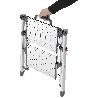 HAILO-4310-100-TABURETE ALUMINIO MK80 COMFORTLINE (2 PELDAÑOS)