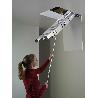 HAILO-9344-001-ESCALERA ESCAMOTEABLE DE ALUMINIO HOBBYSTEP 3X4