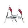 HAILO-5_8503-001-ESCALERA DE TIJERA DE ALUMINIO L60 EASYCLIX FR DE 3 PELDAÑOS