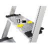 HAILO-5_8815-001-ESCALERA DE TIJERA DE ALUMINIO CON PELDAÑO ANCHO XXL EASYCLIX (5 PELDAÑOS)
