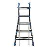 GIERRE-AL075-ESCALERA MULTIFUNCIÓN TELESCÓPICA DE ALUMINIO PEPPINA PRO (6+6) - ANTIGUA