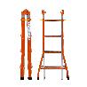 GIERRE-AM010-ESCALERA TELESCÓPICA MULTIPOSICIÓN MIXTA PEPPINA 125 KG (4+4 PELDAÑOS)