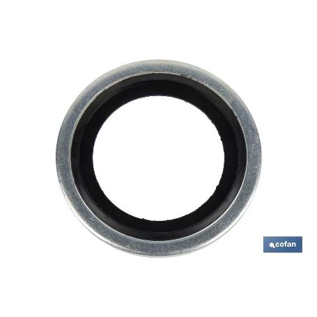 ARANDELA METAL GOMA 3/8   CAJA 100 UNID.