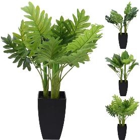 PLANTA ARTIFICIAL + MACETA ALTA 65CM SURTIDA