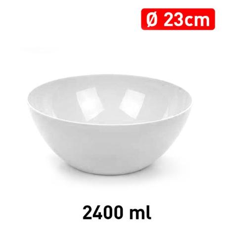 ENSALADERA 23 CM 2,4 LITROS 230 BLANCA