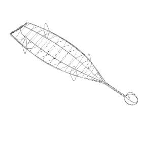 PARRILLA BESUGUERA INOXIDABLE 8X54X13,5 CM