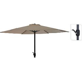 PARASOL METAL MANIVELA MARRON 3 M