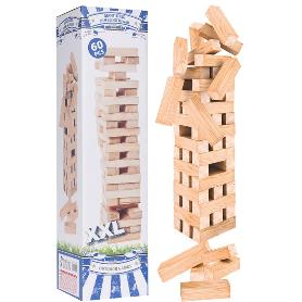 JUEGO TORRE EQUILIBRIO MADERA 54 PIEZAS