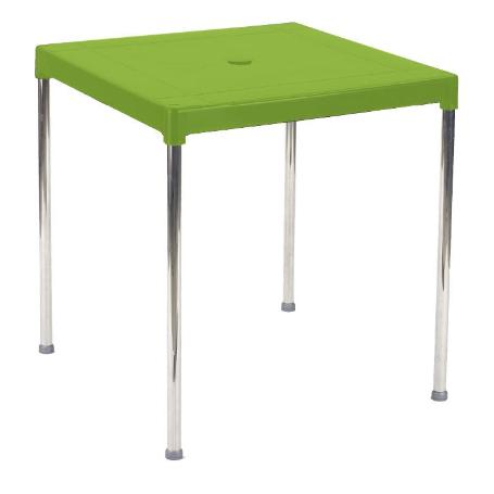 MESA APILABLE 70X70 CM ALUMINIO VERDE 4026/5