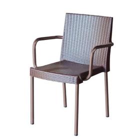 SILLON ALUMINIO RATAN WENGUE 8308/8