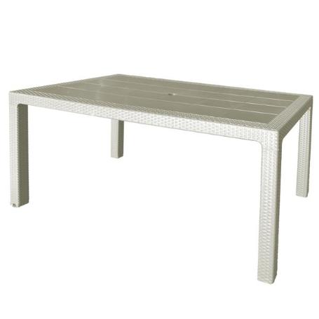 MESA RESINA 150X90CM MARFIL 4090/09