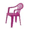 SILLON INFANTIL RESINA FUCSIA