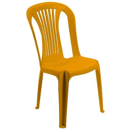 SILLA RESINA NARANJA 8075NR