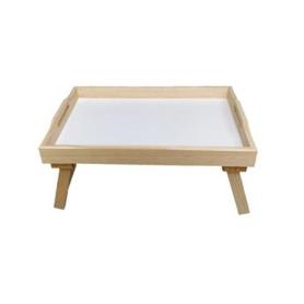 BANDEJA CAMA CON PATAS MADERA 40X24 CM