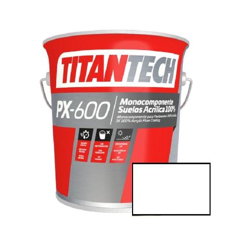 PINTURA SEÑALIZACIO VIAL BLANCA TITAN 4L PX-600 MONOCOMPONENTE SUELO ACRILICA 100%