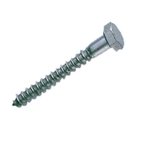 TORNILLO TIRAFONDO CABEZA HEXAGONAL  6X 70 BARRAQUERO DIN 571 (CAJA 2 UNIDADES)