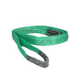 ESLINGA PLANA DOBLE BANDA 2.000 KG. FACTOR SEGURIDAD 7:1, LONGITUD: 5 METROS ANCHO 6 CM. 100% POLIESTER. COLOR VERD