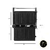 SANDWICHERA GRILL DOBLE 1000W PARILLA ELÉCTRICA, PANINI PRESS GRILL, 1000W, PLACA ANTIADHERENTE, APERTURA 180º