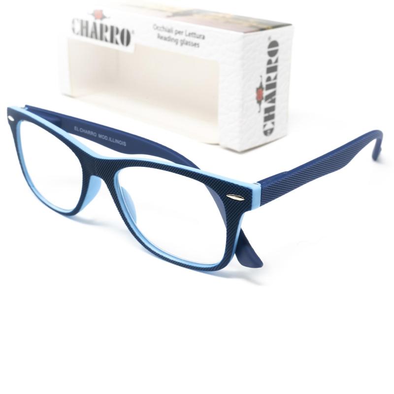Lunettes De Lecture CHARRO Indiana - Monture Unisexe Organique Légère - Verres Asphériques Incassables - Tiges Flexibles