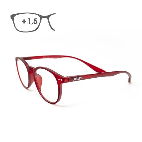 GAFAS LECTURA CONNECTICUT COLOR ROJO AUMENTO +1,5 PATILLAS PARA COLGAR DEL CUELLO , GAFAS DE VISTA, GAFAS DE AUMENT