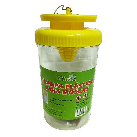 PLUVIA TRAMPA PLASTICO PARA MOSCAS CON CEBO 11 X 11 X 21 LAFT001