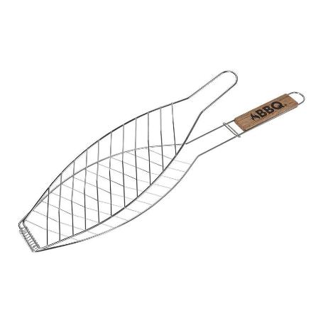 PARRILLA PESCADO MANGO MADERA 58X14 CM