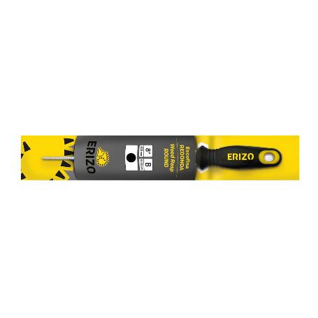ERIZO-EDBRB8-ESCOFINA REDONDA BASTA DE 8  CON MANGO BIMATERIAL Y COLGADOR