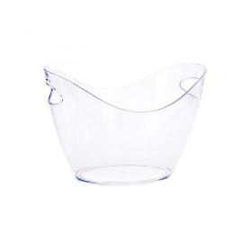 CUBO ENFRIADOR TRANSPARENTE OVAL ASAS