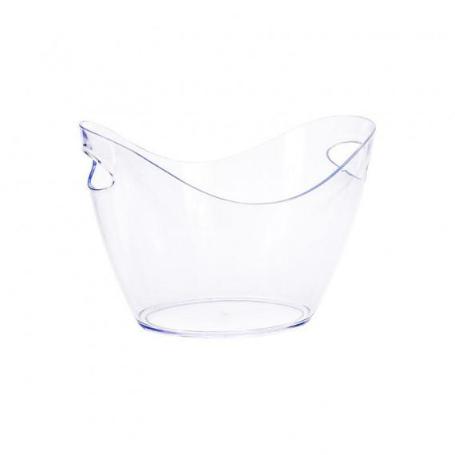 CUBO ENFRIADOR TRANSPARENTE OVAL ASAS