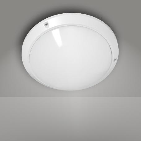 LAMPARA PLAFON INTERIORES / EXTERIORES IP45 PORTALAMPARAS E27 Ø 27 X 9,5 CM.