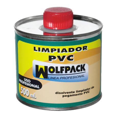 LIMPIADOR WOLFPACK TUBERIAS PVC   500 ML.