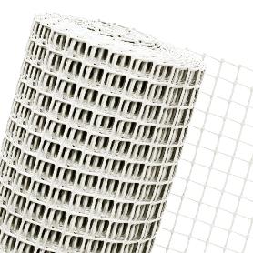 MALLA PLAST. BLANCA 24X19MM CUADRADO ROLLO 25M