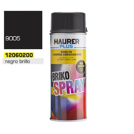 SPRAY PINTURA NEGRO BRILLO PROFUNDO 400 ML.