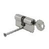 CILINDRO SEGURIDAD 30X30 MM/13,5 LEVA CORTA CORTA NIQUELADO CON 5 LLAVES