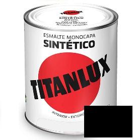 ESMALTE NEGRO MATE TITANLUX 250ML 576