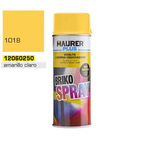 SPRAY PINTURA AMARILLO CLARO ZINC 400 ML.