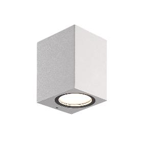 LAMPARA APLIQUE CUADRADO GU10 IP65 COLOR BLANCO APLIQUE TECHO, LUZ JARDÍN, LÁMPARA JARDÍN, LUZ EXTERIOR, APLIQUE JA