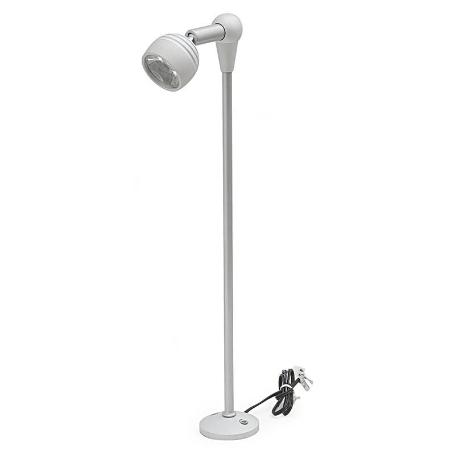 LÁMPARA AJUSTABLE 1LED ALTA POTENCIA 1W LUZ BLANCO C/BAS AMP, 3.6V/350MA, CABLE 60CMS, S/TRANSF.