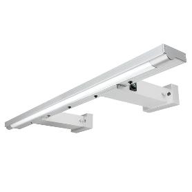 LAMPARA FLUORESC+5LEDS 14W ECLESSI PLATA PLATA MATE