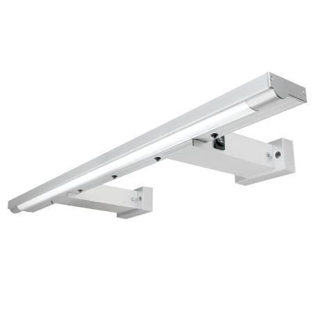 LAMPARA FLUORESC+5LEDS 14W ECLESSI PLATA PLATA MATE