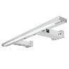 LAMPARA FLUORESC+5LEDS 14W ECLESSI PLATA PLATA MATE