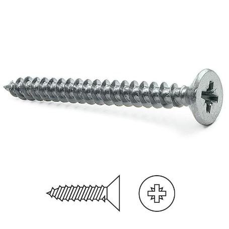 TORNILLO MADERA CABEZA PLANA POZIDRIV 4-16 +++ (CAJA 1500)