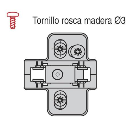 CALZO CAM CLIP 4,5MM B4402MG45G2 CON TORNILLO