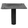 COLUMNA Ø50 CON PLACA P/ALT 120 NEGRO MATE SOLO PARA BASES IZA. (CAJA 50)