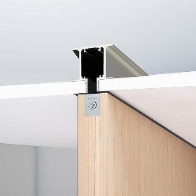 JUEGO ACCESORIOS LITE+T DE KLEIN PARA PUERTAS CORREDERAS DE MADERA FRENO SIN FRENO